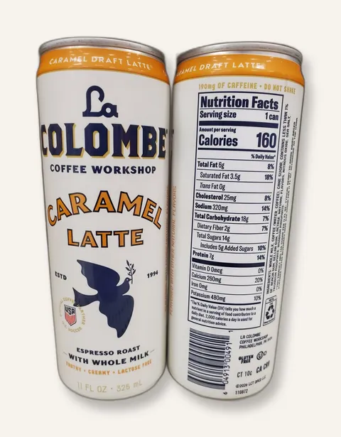 La Colombe Caramel Draft Latte can