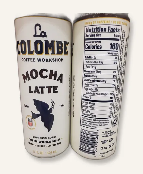 La Colombe Mocha Draft Latte can