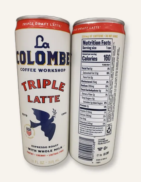 La Colombe Triple Draft Latte can