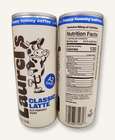 Laurel's Classic Latte can